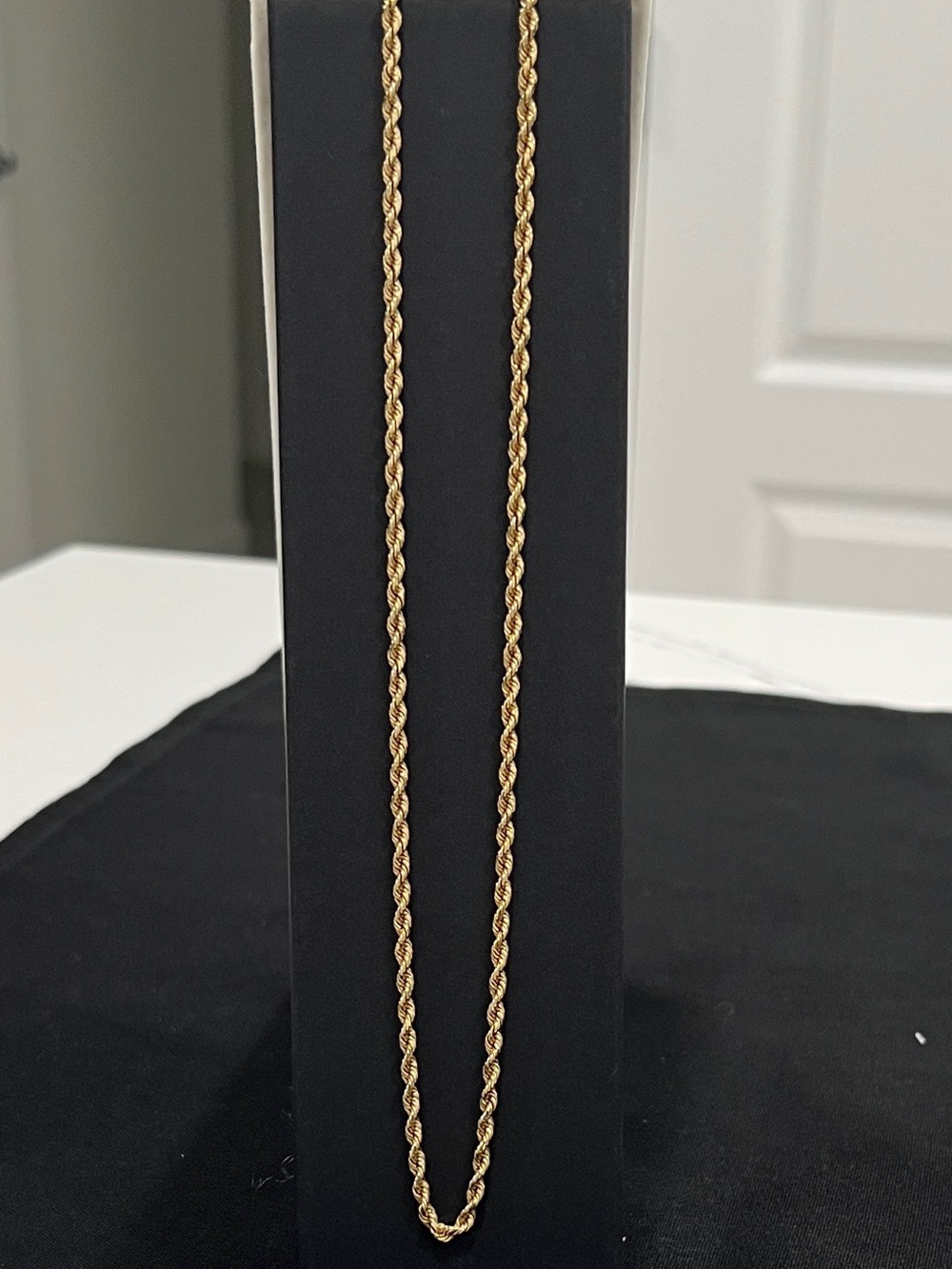 14K Solid Gold Rope Chain Necklace for Women/Men | 20in | 2.5mm | 11g